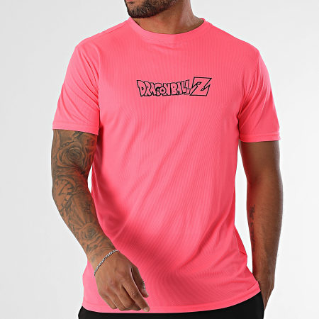 Dragon Ball Z - Tech Buu Jogging Shorts & Jersey Black Pink Fluo Set