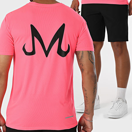 Dragon Ball Z - Tech Buu Jogging Shorts & Jersey Black Pink Fluo Set