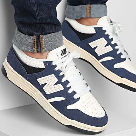 New Balance - Sneakers 480 BB480PEN White Navy - Ryses