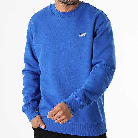 New Balance - Sweat Crewneck Relaxed Fit MT41510 Bleu Roi
