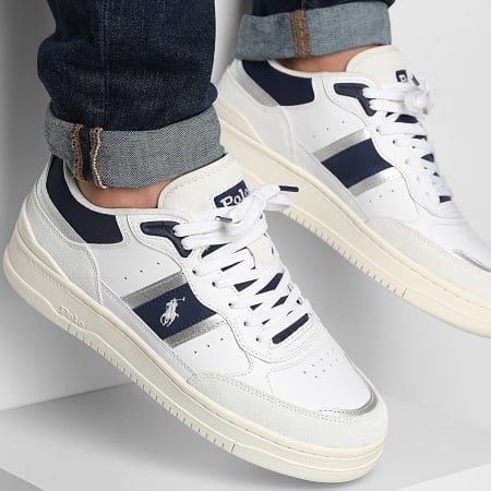 Polo Sport Ralph Lauren - Zapatillas Masters Sport White Navy Silver