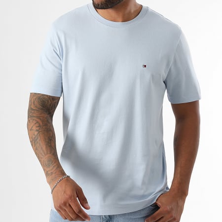 Tommy Hilfiger - Tee Shirt Essential Seasonal 9995 Bleu Clair