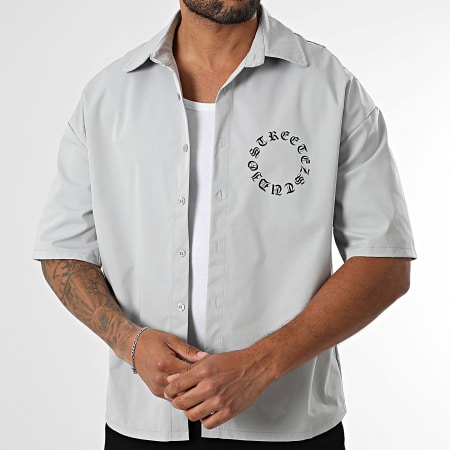 Uniplay - Chemise Manches Courtes 503 Gris