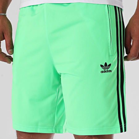 Adidas Originals - Short Jogging A Bandes Firebird JY1340 Vert Fluo