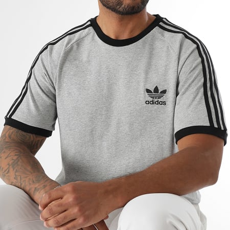 Adidas Originals - Tee Shirt 3 Stripes JY1369 Gris Chiné