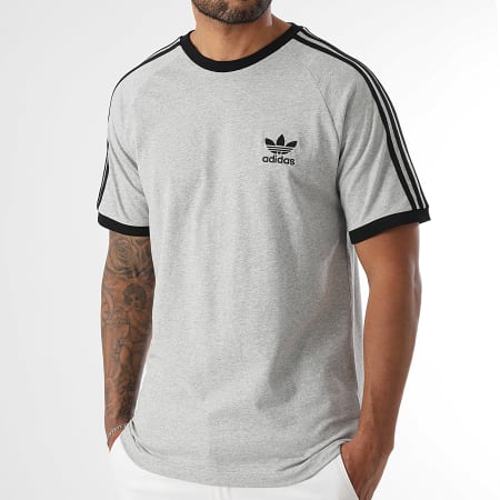 Adidas Originals - Tee Shirt 3 Stripes JY1369 Gris Chiné