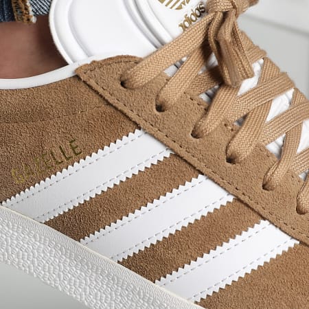 Adidas Originals - Baskets Gazelle JR6284 Supplier Colour Footwear White Gold Metallic