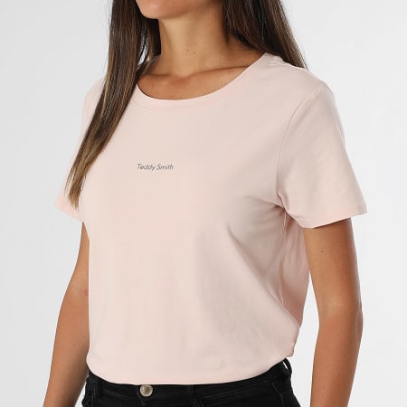 Teddy Smith - Women's Ribelle Tee Shirt 31016576D Pink