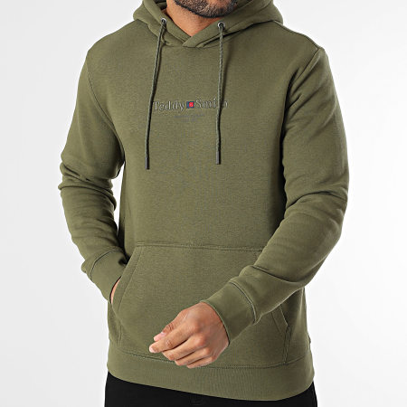 Teddy Smith - Sweat Capuche Jim 10816997D Vert Kaki