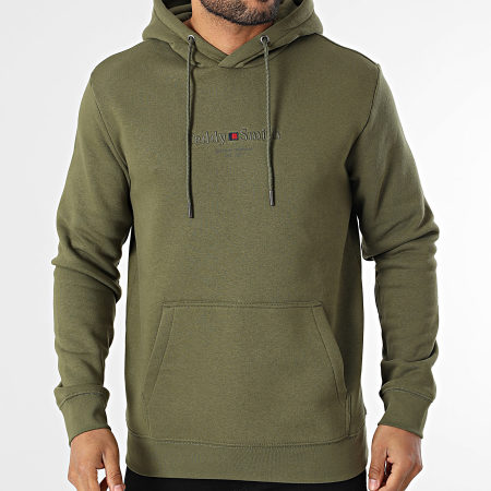 Teddy Smith - Sweat Capuche Jim 10816997D Vert Kaki