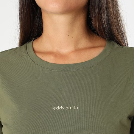 Teddy Smith - Ribelle Women's Tee Shirt 31016576D Khaki Green