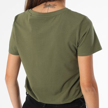 Teddy Smith - Ribelle Women's Tee Shirt 31016576D Khaki Green