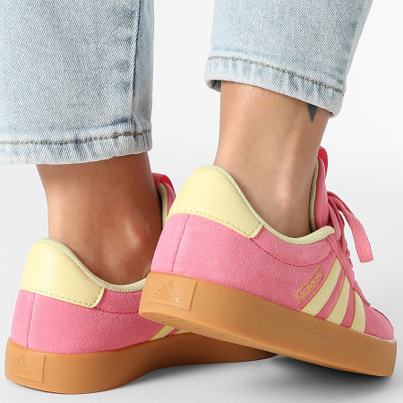 Women's Sneakers VL Court 3.0 JR8647 Pink Fusion Powder Yellow Gold Metallic