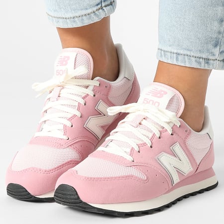 New Balance - Zapatillas Mujer 500 GW500PKS Rosa Blanco