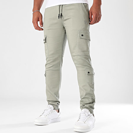 Project X Paris - Pantalon Cargo T19939 Vert Kaki Clair