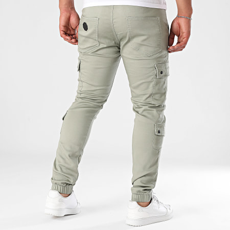 Project X Paris - Pantalon Cargo T19939 Vert Kaki Clair