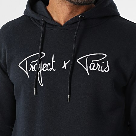 Project X Paris - Sweat Capuche 1920010 Bleu Marine Foncé