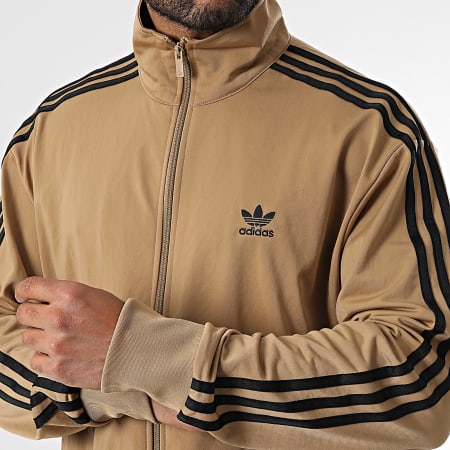 Adidas Originals - Veste Zippée A Bandes Firebird TT JY6366 Camel