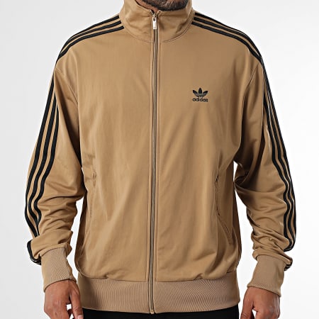 Adidas Originals - Veste Zippée A Bandes Firebird TT JY6366 Camel
