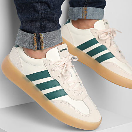 Adidas Barreda Decode Lux Mens Casual Shoes Size 10 White Green Gum JR1230 NEW Size 9.5 - adidas Barreda Decode Off White Collegiate Green  main image 3