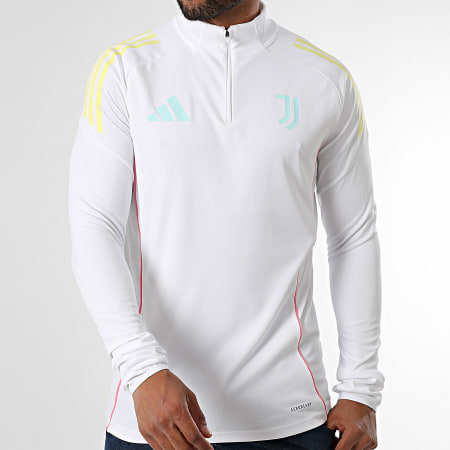 Adidas Performance - Juventus Slim Zip Neck Sweat Top JN7454 Blanco