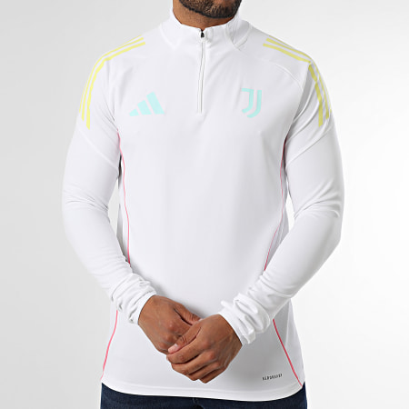 Adidas Performance - Juventus Slim Zip Neck Sweat Top JN7454 Blanco