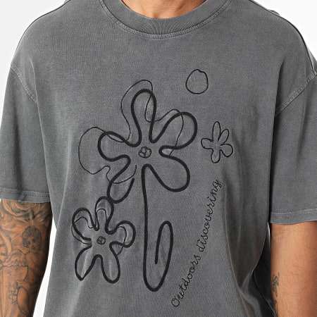 Classic Series - Tee Shirt Oversize Large 111 Gris Anthracite