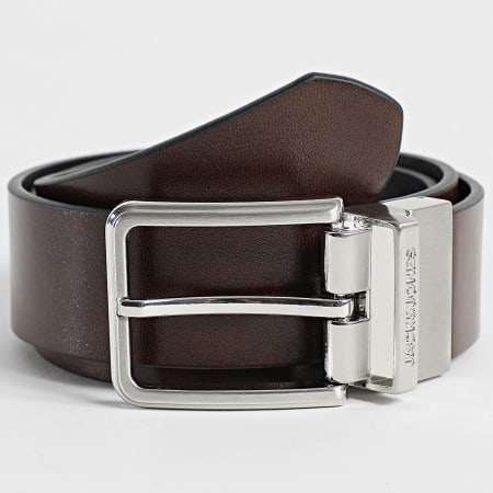 Jack And Jones - Garda Cinturón Reversible Negro Marrón