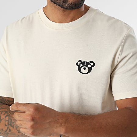 Sale Môme Paris - Ensemble Tee Shirt Et Short Jogging Nounours Spray Beige Orange