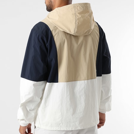 Tommy Jeans - Coupe-Vent Chicago 1393 Beige Blanc Bleu Marine