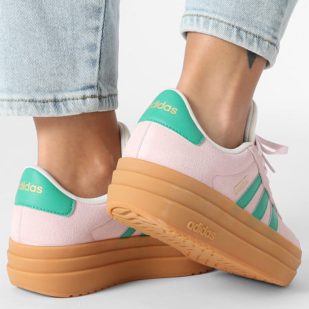 Adidas Sportswear - Baskets Femme VL Court Bold JP6916 Clear Pink Court Green Core White
