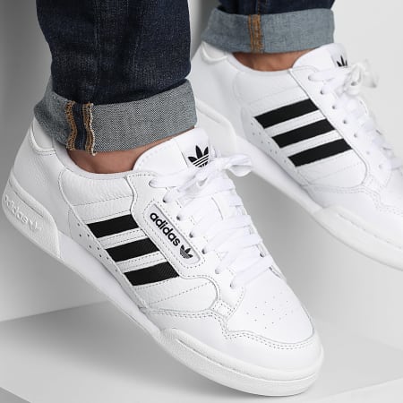 Adidas Originals - Baskets Continental 80 Stripes JQ9064 Footwear White Core Black