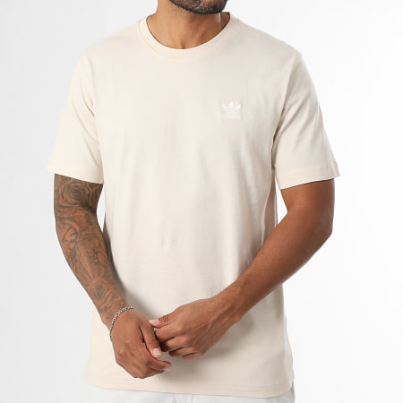 Adidas Originals - Tee Shirt Trefoil Essential JY6268 Beige Clair