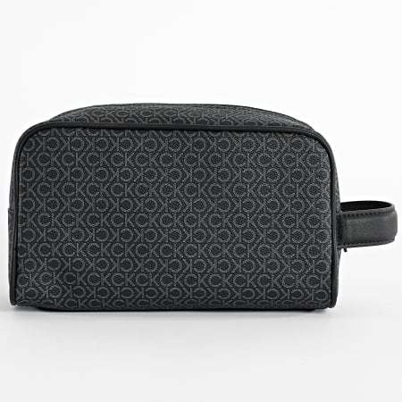 Calvin Klein - Trousse De Toilette Must Mono Washbag 1041 Noir Gris Anthracite