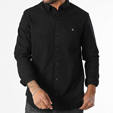 Calvin Klein - Camisa de manga larga LV140EM125 Negro