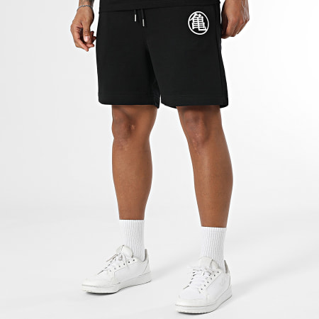 Dragon Ball Z - Kame Black White Tee Shirt and Molton Jogging Short Set