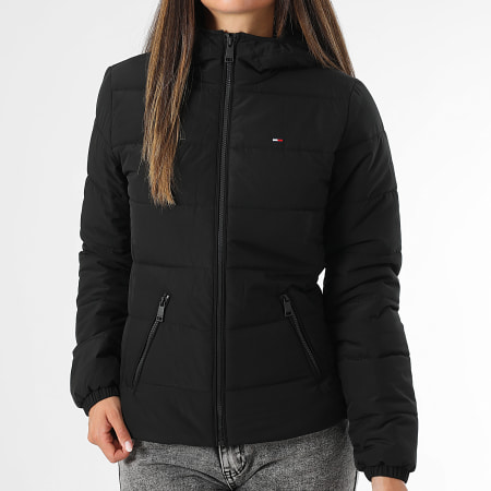 Tommy Jeans - Doudoune Capuche Femme Hooded Padded 0959 Noir