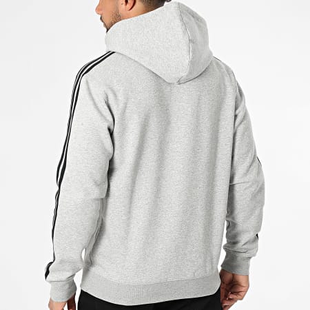 Adidas Originals - 3 Stripes Sudadera con capucha JY1376 Gris jaspeado