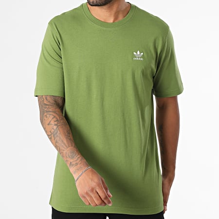 Adidas Originals - Tee Shirt Trefoil Essential JV5938 Vert