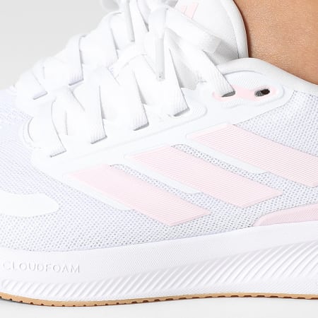 Adidas Sportswear - Baskets Femme Runfalcon 5 J JR2233 Footwear White Clear Pink Core Black