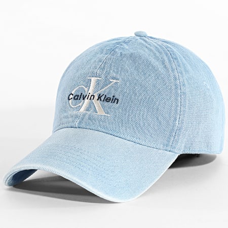 Calvin Klein - Casquette Monologo Embroidery Denim 5007 Bleu Denim