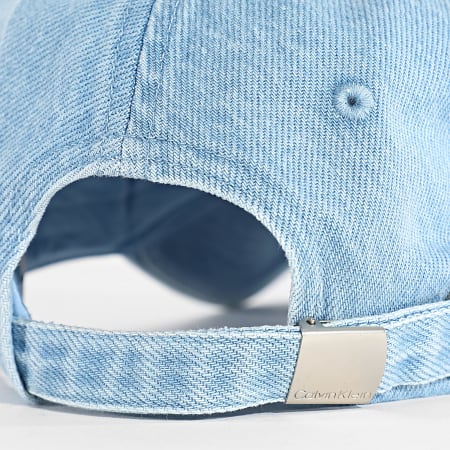 Calvin Klein - Casquette Monologo Embroidery Denim 5007 Bleu Denim