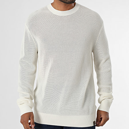 Calvin Klein - Pull En Mailles LV04RC308G Blanc