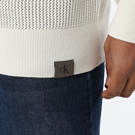 Calvin Klein - Pull En Mailles LV04RC308G Blanc