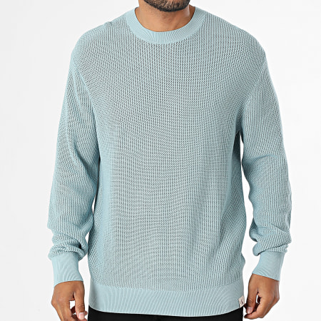 Calvin Klein - Pull En Mailles LV04RC308G Bleu Clair
