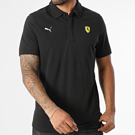 Puma - Polo Manches Courtes Ferrari Sportswear 632781 Noir
