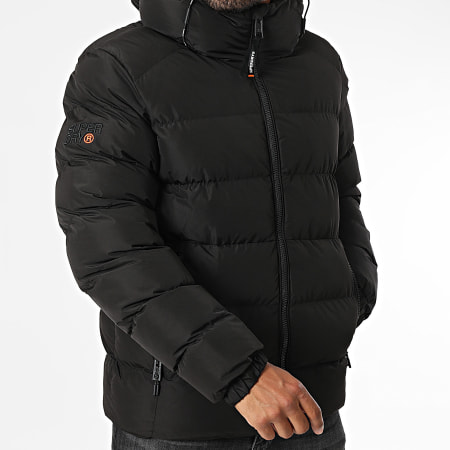 Superdry - Doudoune Capuche Sports Puffer M5011905A Noir