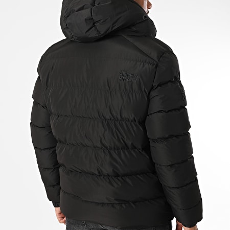 Superdry - Doudoune Capuche Sports Puffer M5011905A Noir -  LaBoutiqueOfficielle.com