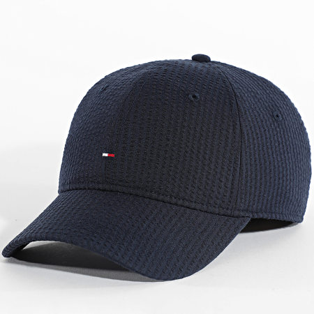 Tommy Hilfiger - Casquette Flag Seersucker 6 Panel 3427 Bleu Marine