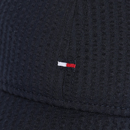 Tommy Hilfiger - Casquette Flag Seersucker 6 Panel 3427 Bleu Marine